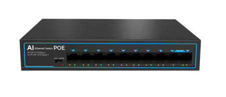 8-ми портовый PoE-коммутатор DVB-408PC WDT