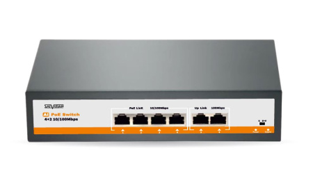 4-х портовый PoE-коммутатор SVB-604PC WDT