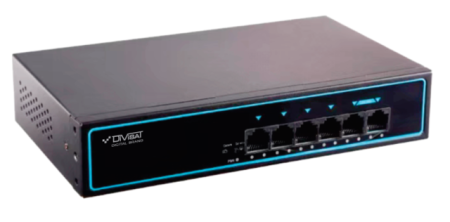4-х портовый PoE-коммутатор DVB-404PC WDT